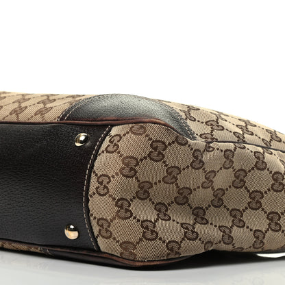 Gucci Monogram Medium Princy Tote Dark Brown 9 of 9