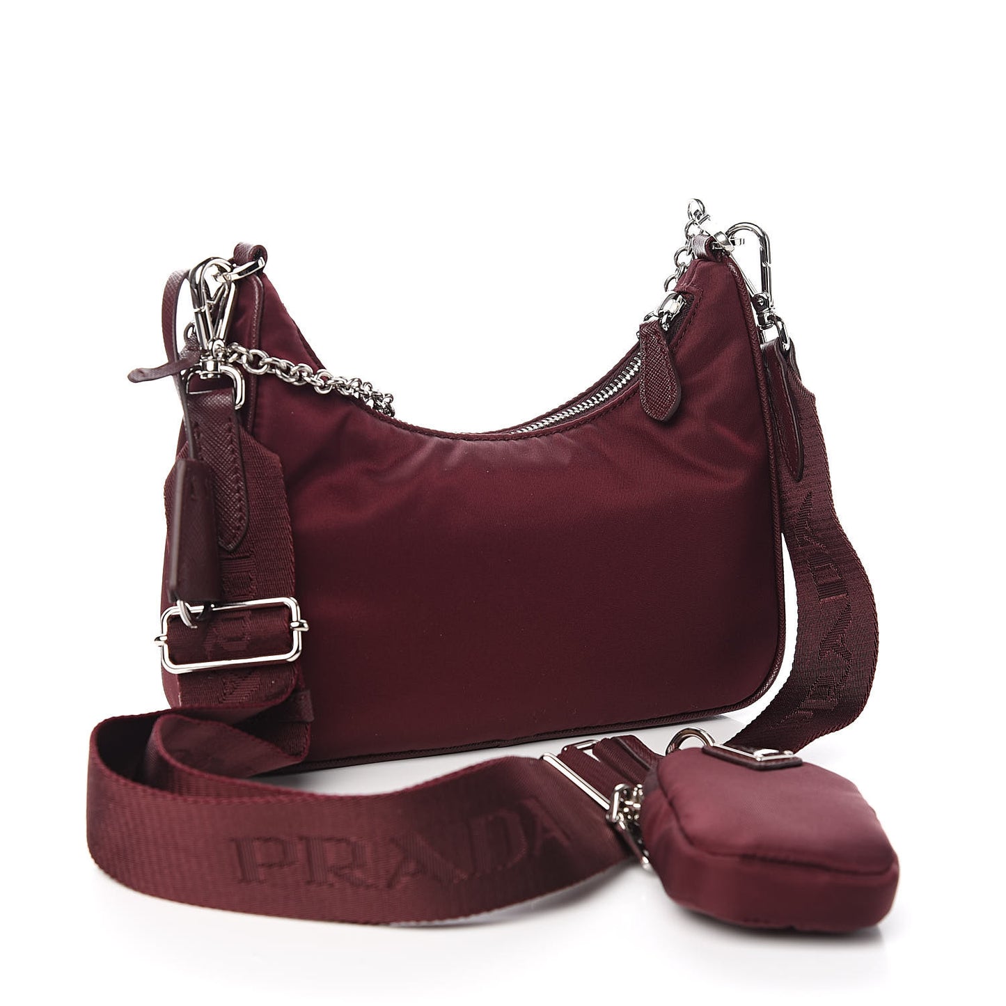 Tessuto Nylon Re-Edition 2005 Shoulder Bag Granato