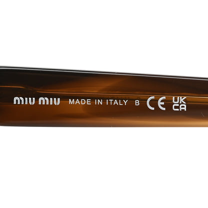 Miu Miu Acetate Oversize Pilot Sunglasses SMUA08S Tortoise 5 of 7