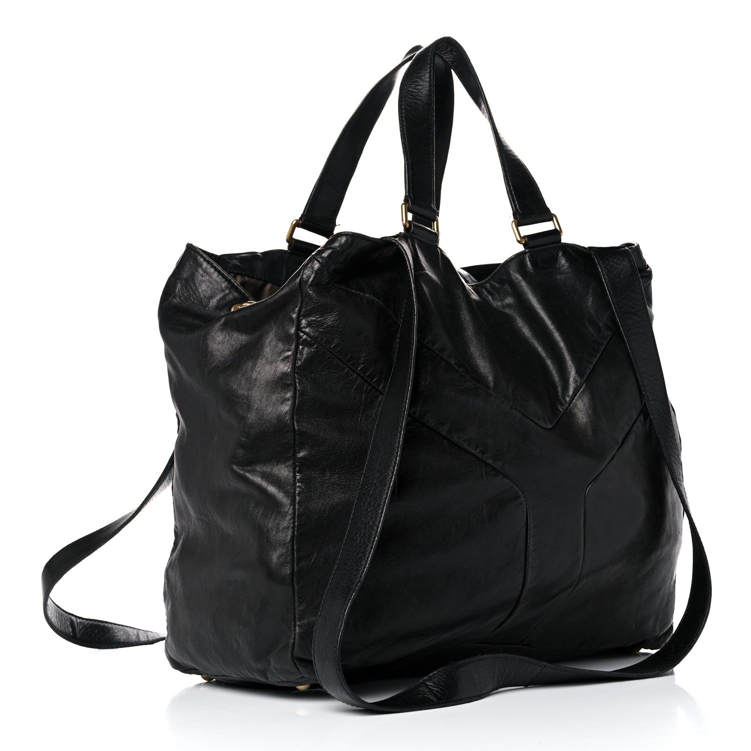 Saint Laurent Calfskin Y Tote Black 3 of 31
