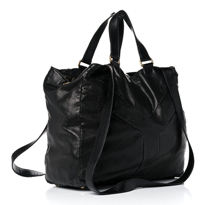 Saint Laurent Calfskin Y Tote Black 3 of 31