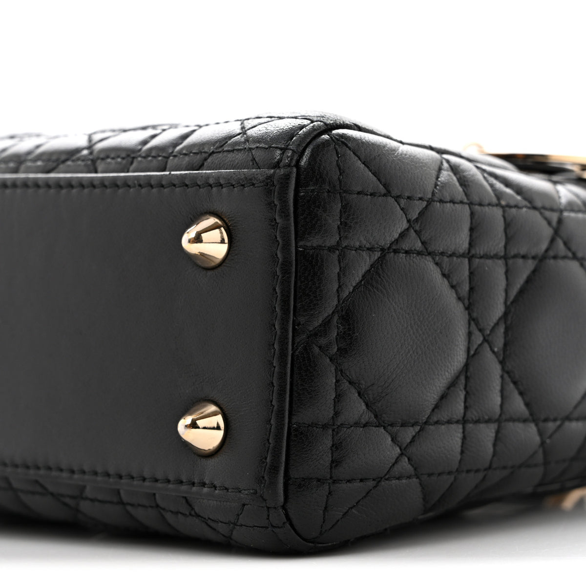 Christian Dior Lambskin Cannage Small My ABCDior Lady Dior Black 10 of 14