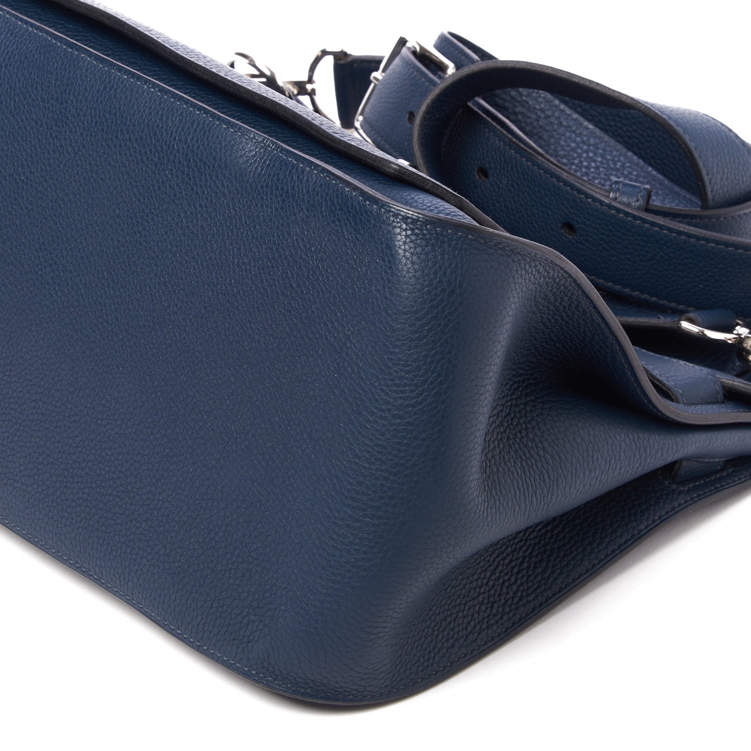 Hermes Taurillon Clemence Jypsiere 34 Bleu de Prusse 6 of 15