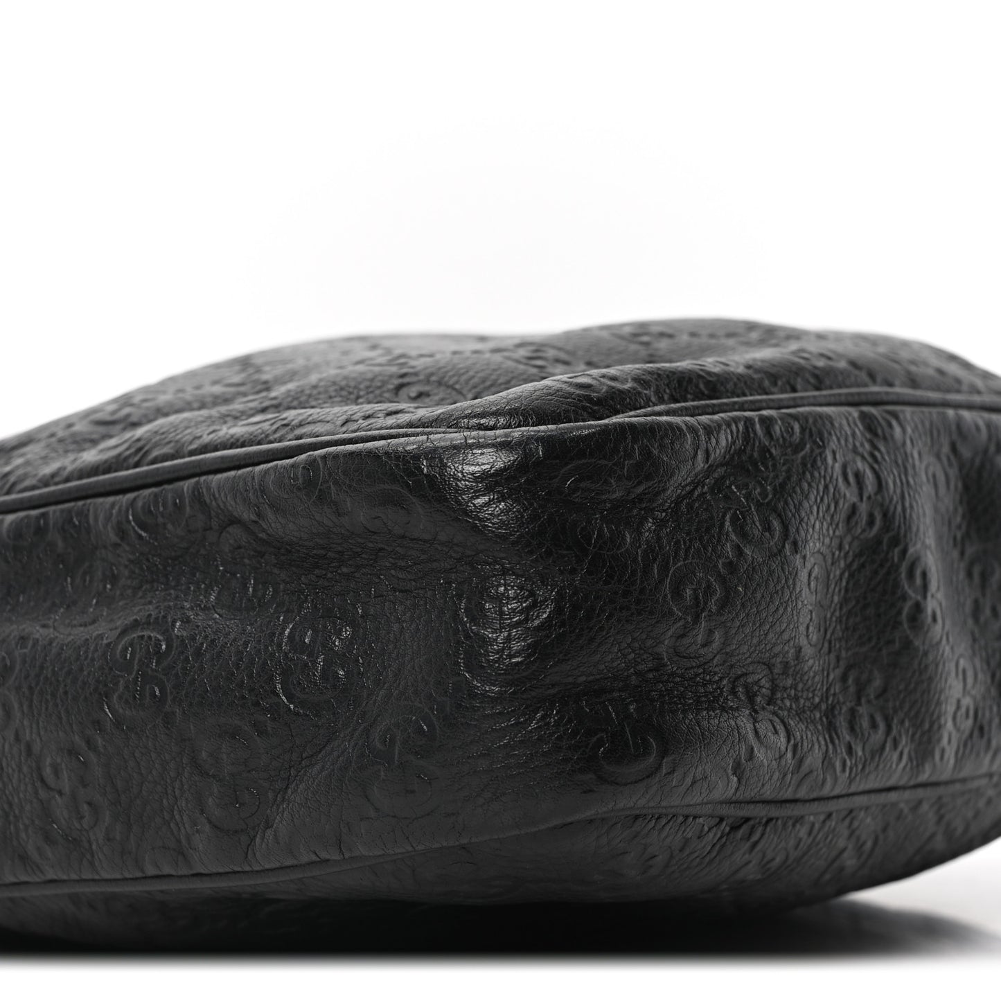 Guccissima Flat Messenger Bag Black