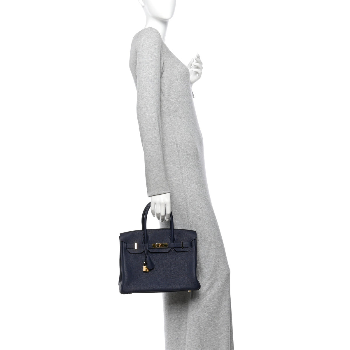 Hermes Togo Birkin 30 Bleu Nuit 2 of 11