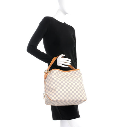 Louis Vuitton Damier Azur Delightful PM Rose Ballerine 2 of 13