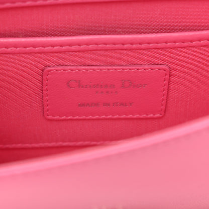 Christian Dior Lambskin Cannage Lady Dior Convertible Clutch Fuchsia 7 of 10