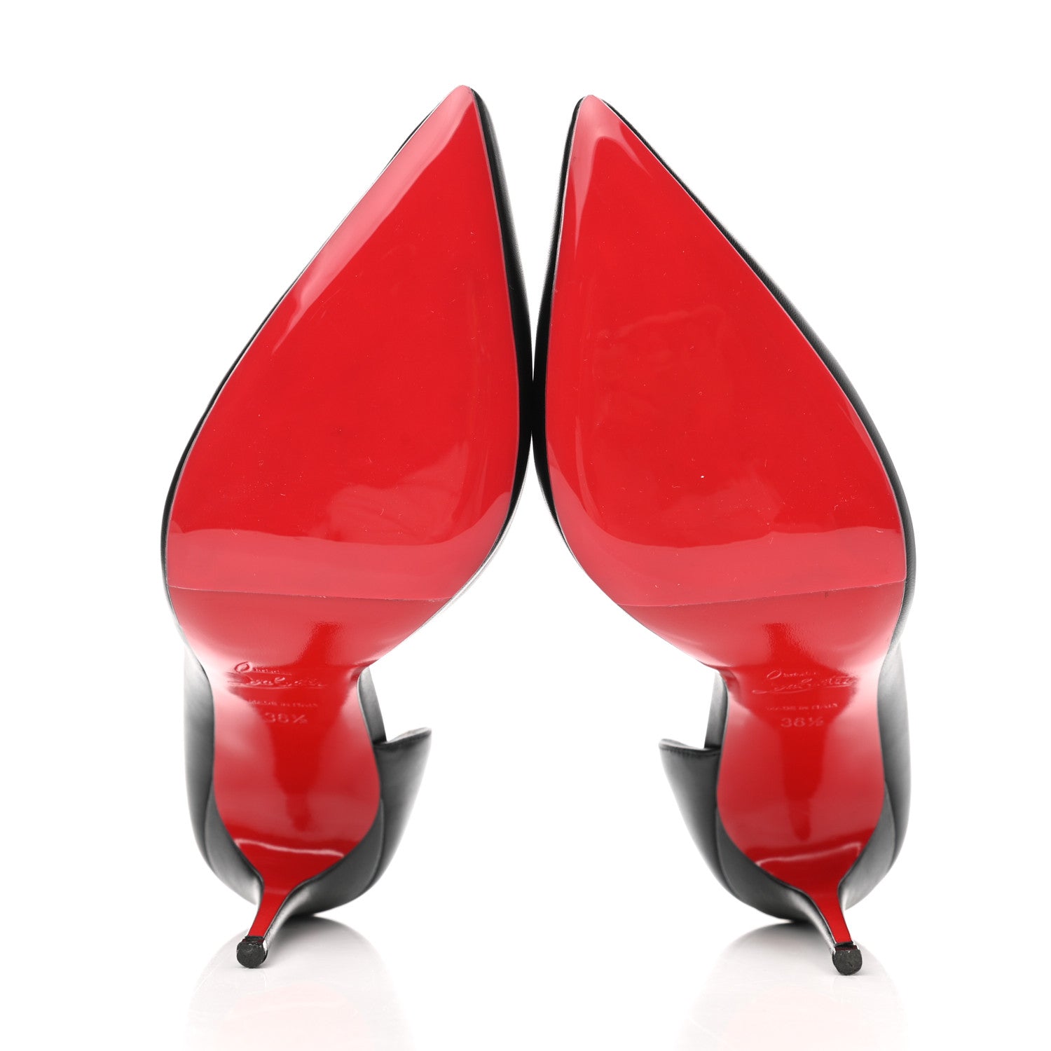 Christian Louboutin Shiny Nappa Iriza 100 Pumps 36.5 Black 5 of 9