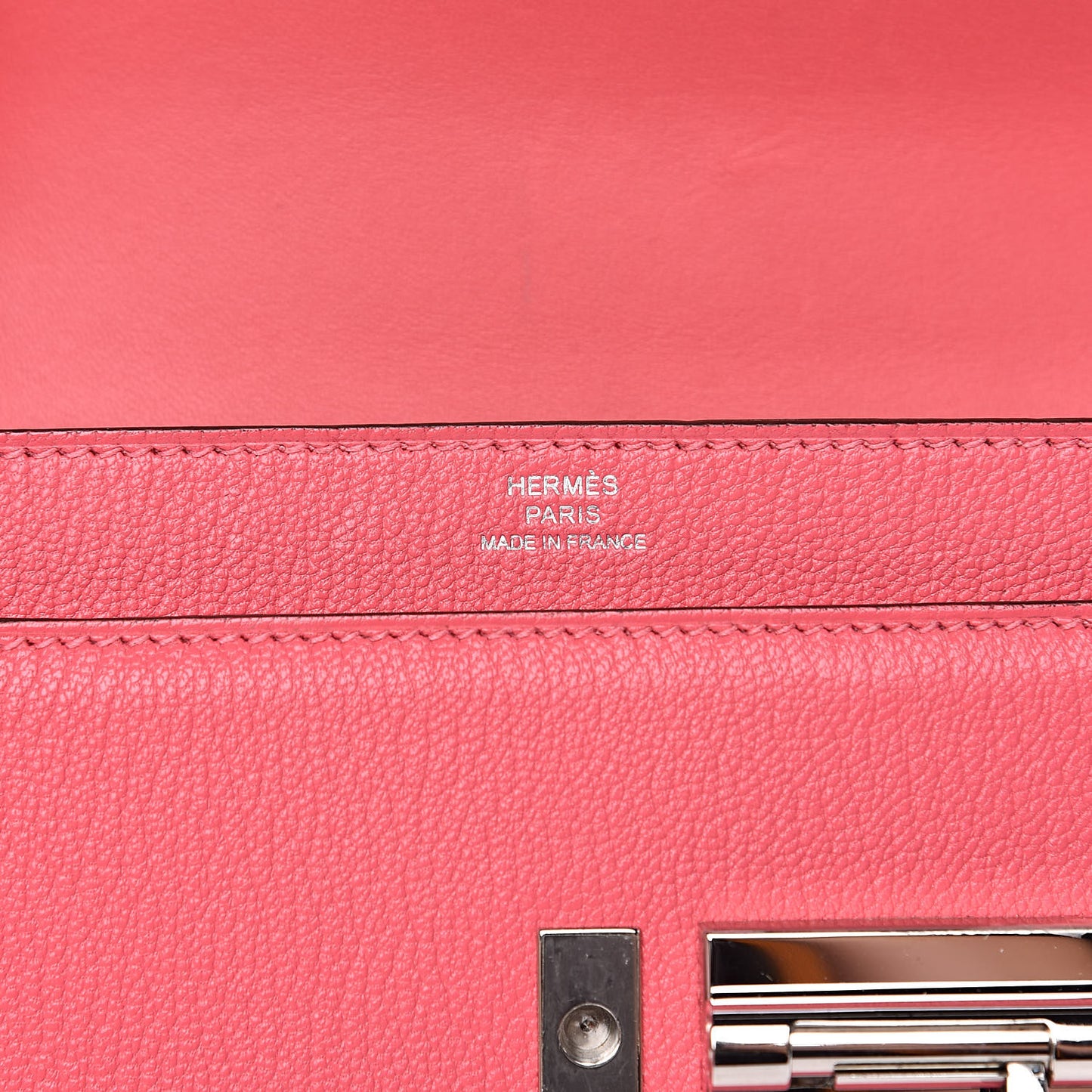 Chevre Chamkila Mini Verrou Chaine Bag Rose Lipstick