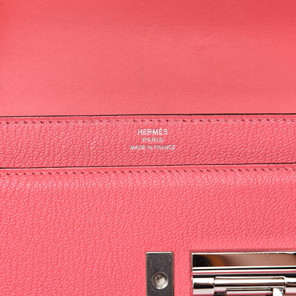 Hermes Chevre Chamkila Mini Verrou Chaine Bag Rose Lipstick 6 of 13