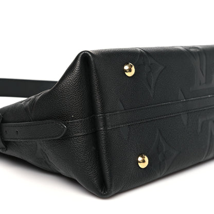 Louis Vuitton Empreinte Monogram Giant CarryAll MM Black 8 of 9