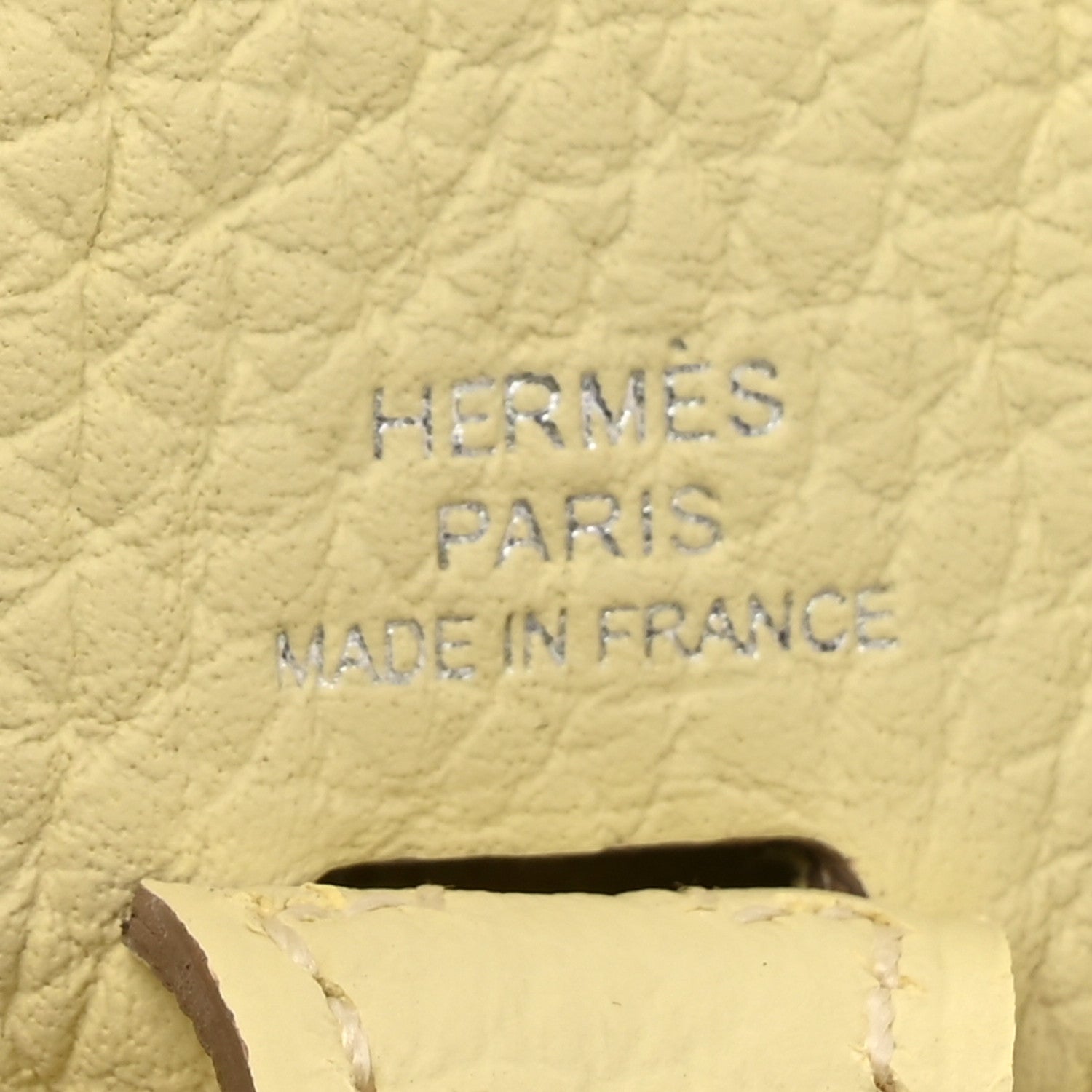 Hermes Taurillon Clemence Evelyne TPM Jaune Milton 6 of 11