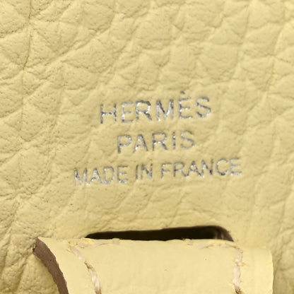 Hermes Taurillon Clemence Evelyne TPM Jaune Milton 6 of 11