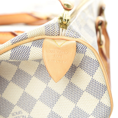 Louis Vuitton Damier Azur Speedy 30 6 of 17