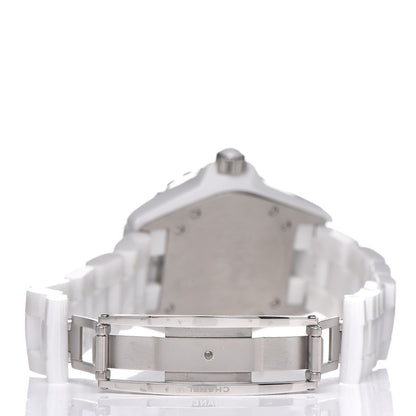 Chanel Stainless Steel Ceramic 33mm J12 Quartz Watch White 6 of 6