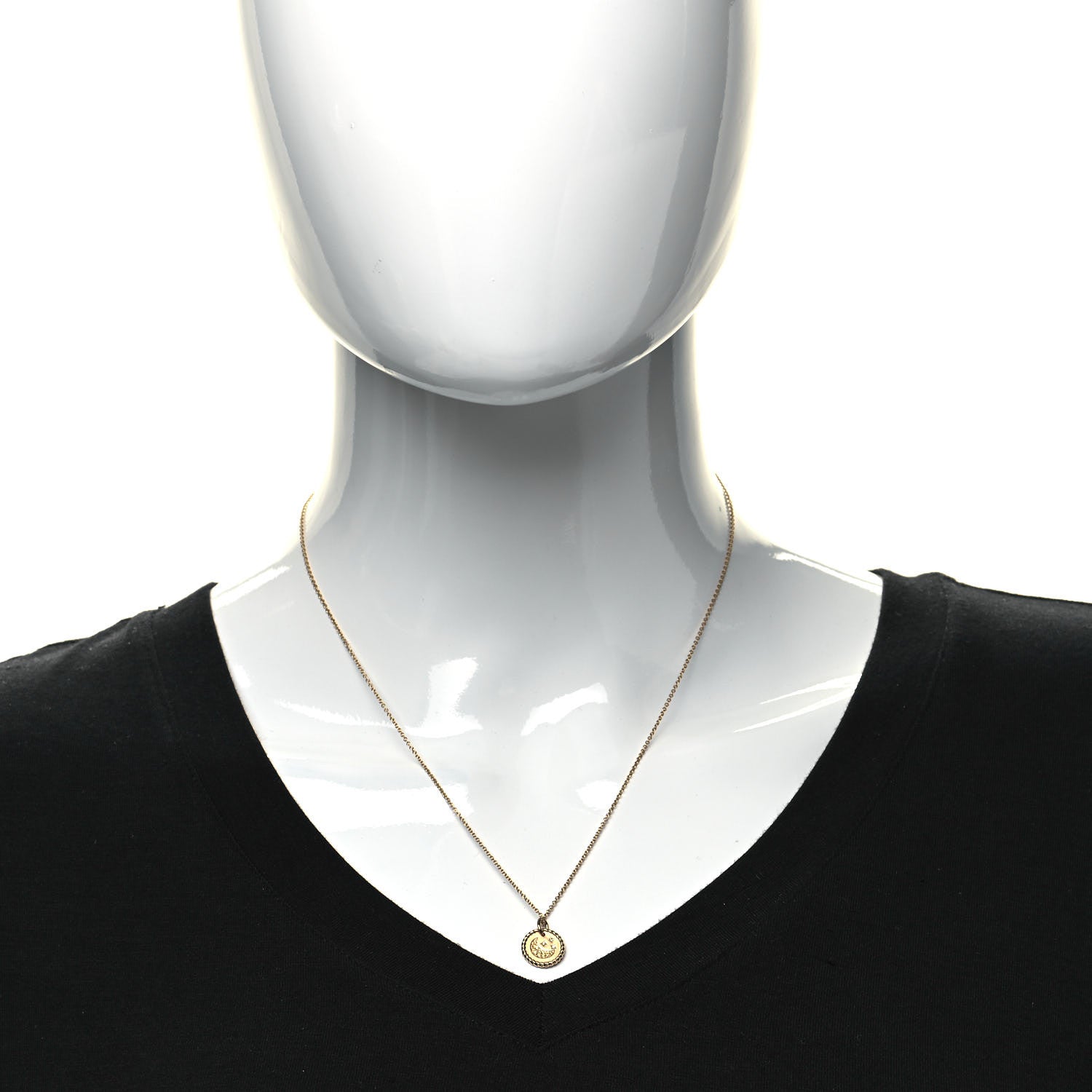 David Yurman 18K Yellow Gold Diamond Yellow Sapphire Cable Collectibles Moon and Stars Pendant Necklace 2 of 6
