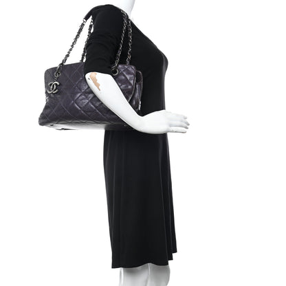 Chanel Iridescent Caviar Quilted Chic Shopping Tote Purple 2 of 11