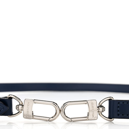 Louis Vuitton Calfskin 16mm Adjustable Shoulder Strap Indigo 5 of 5