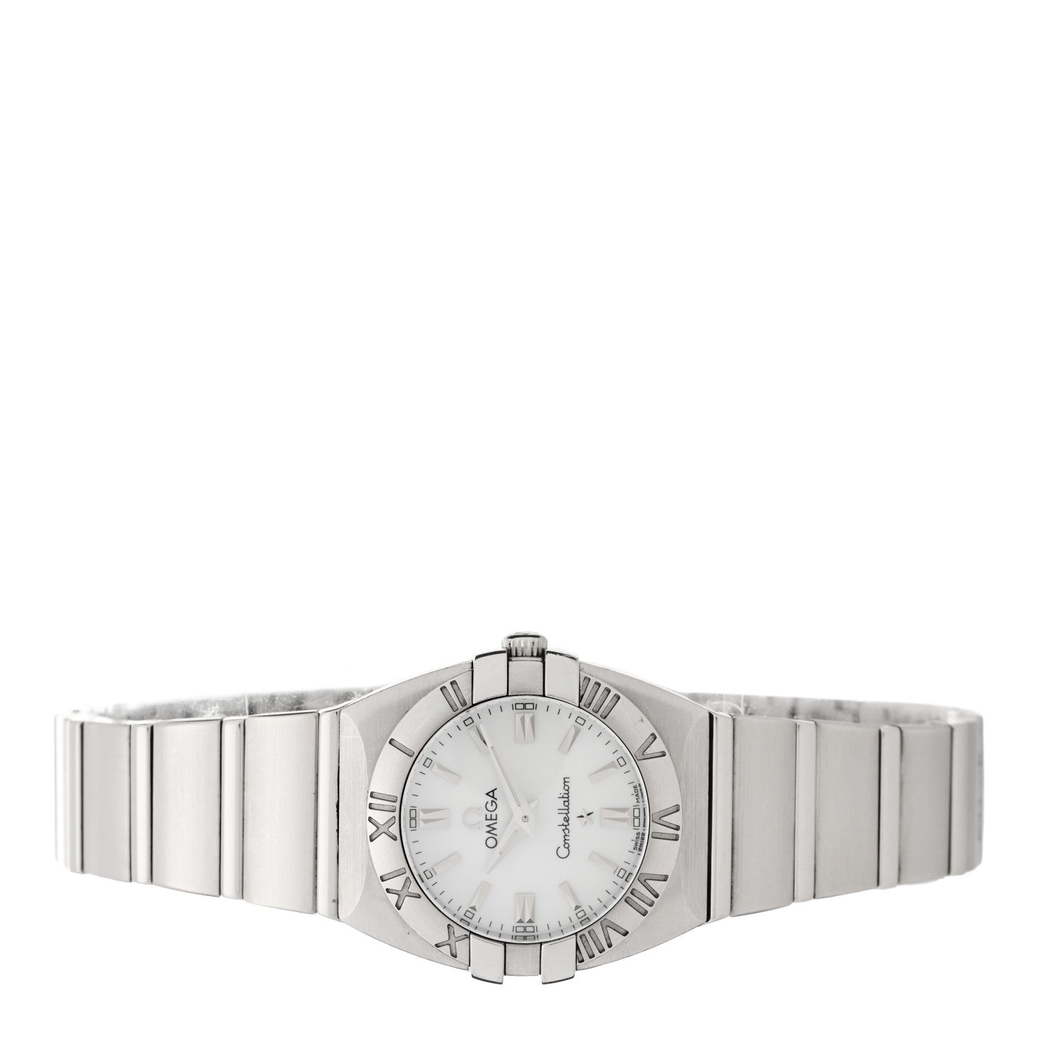 Omega Stainless Steel 25mm Constellation Quartz Watch White 1572.30 2 of 5
