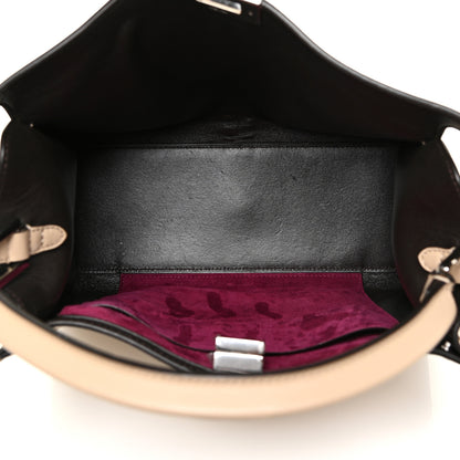 Fendi Vitello Seta Light Camoscio Medium Peekaboo X-Lite Amido Ciclamino 9 of 12