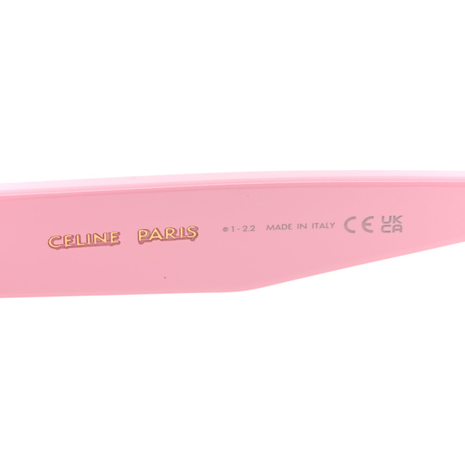 Celine Acetate Monochroms Square Sunglasses CL40214U Light Pink 6 of 7