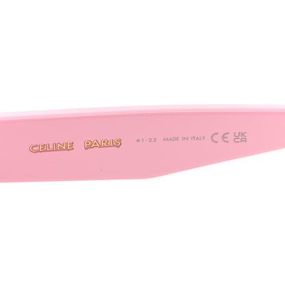 Celine Acetate Monochroms Square Sunglasses CL40214U Light Pink 6 of 7
