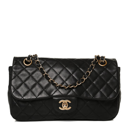 Chanel Lambskin Quilted Single Flap Black 1 of 15