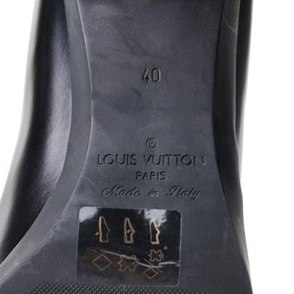 Louis Vuitton Calfskin Ankle Boots 40 Black 9 of 10