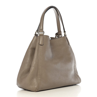 Gucci Pebbled Calfskin Medium Soho Shoulder Bag New Fango 2 of 9