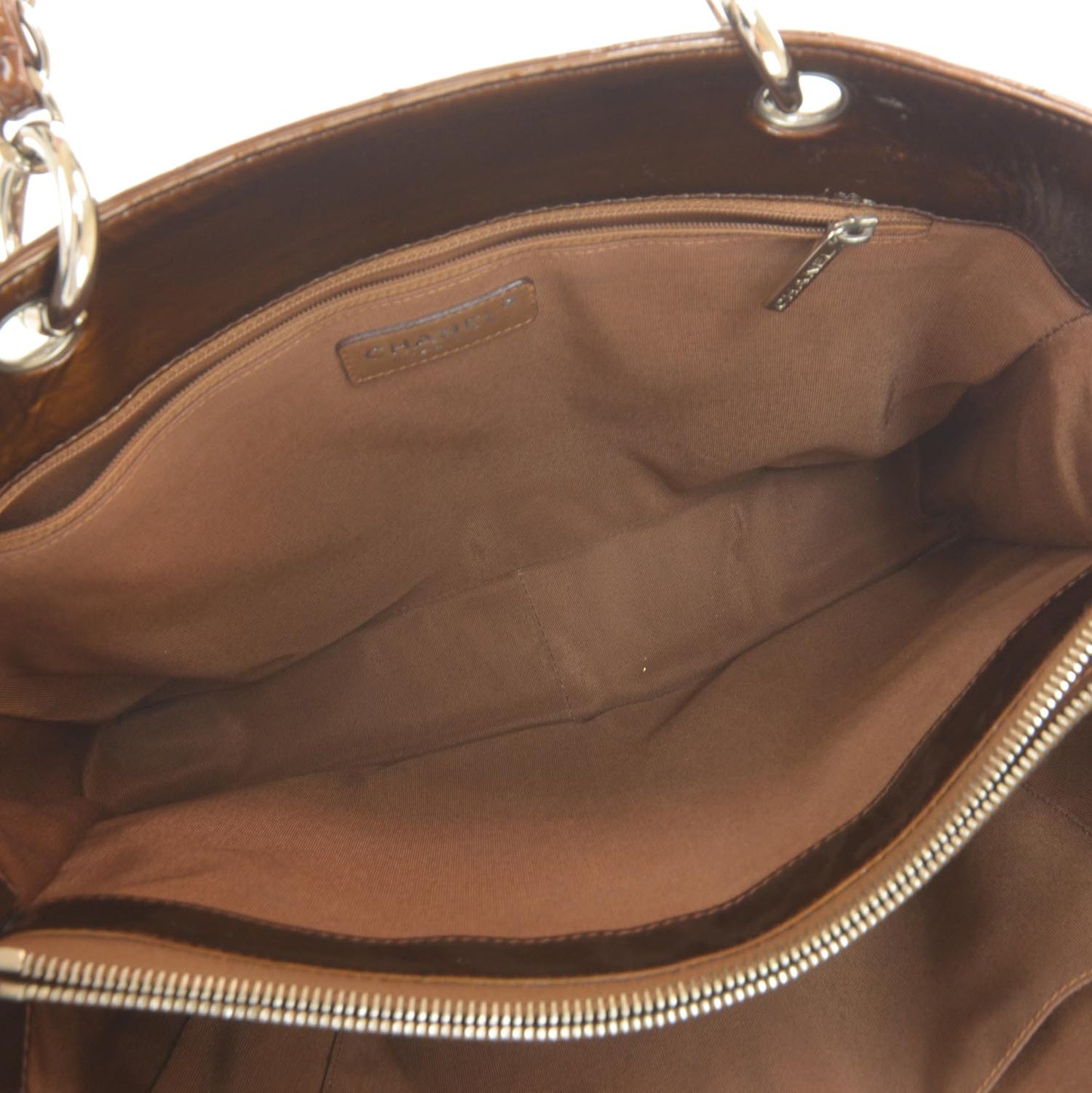 Patent Grand Shopping Tote GST Bronze