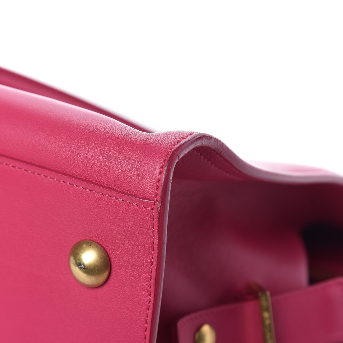 Calfskin Medium Classic Y Cabas Fuchsia
