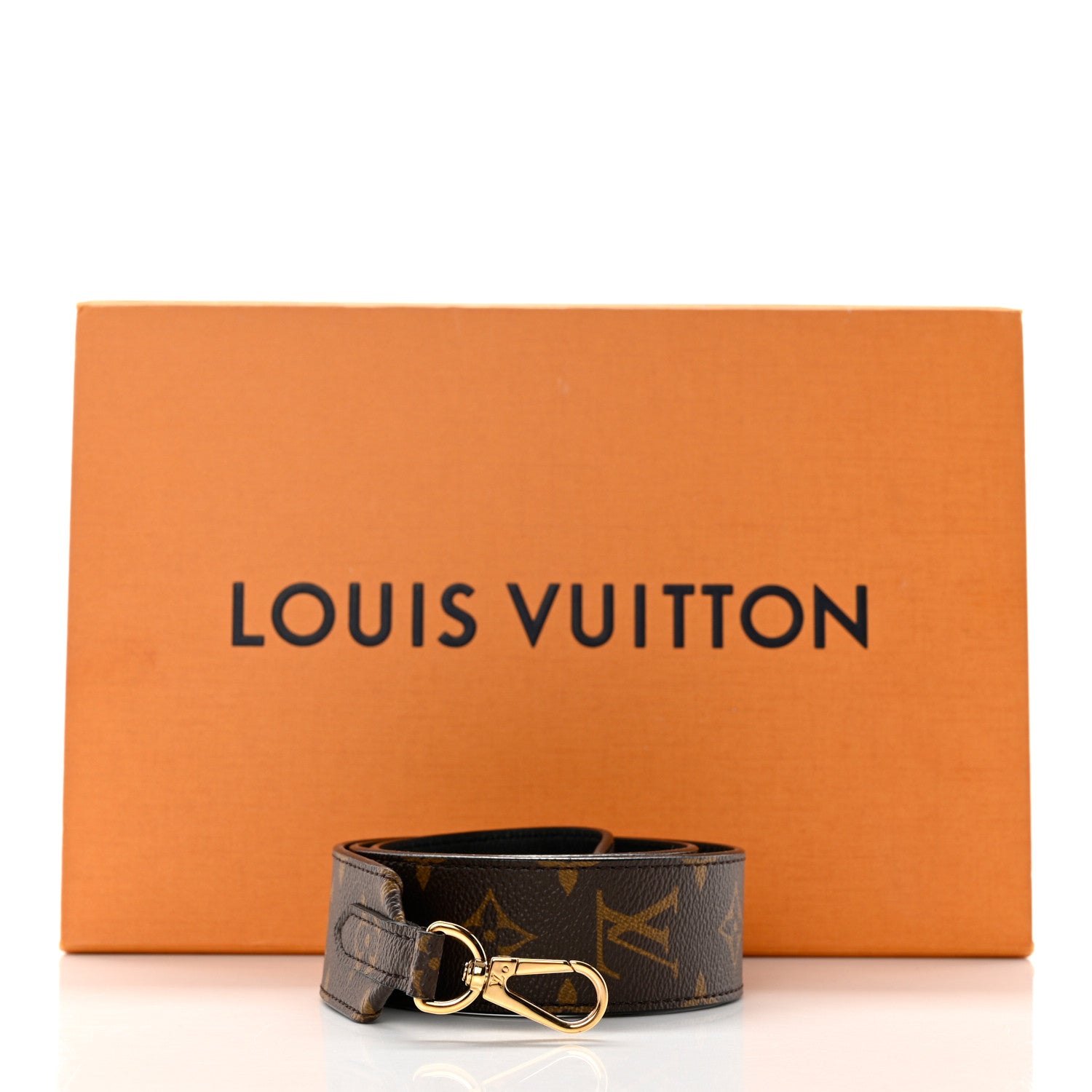 Louis Vuitton Monogram Bandouliere Shoulder Strap Black 5 of 5