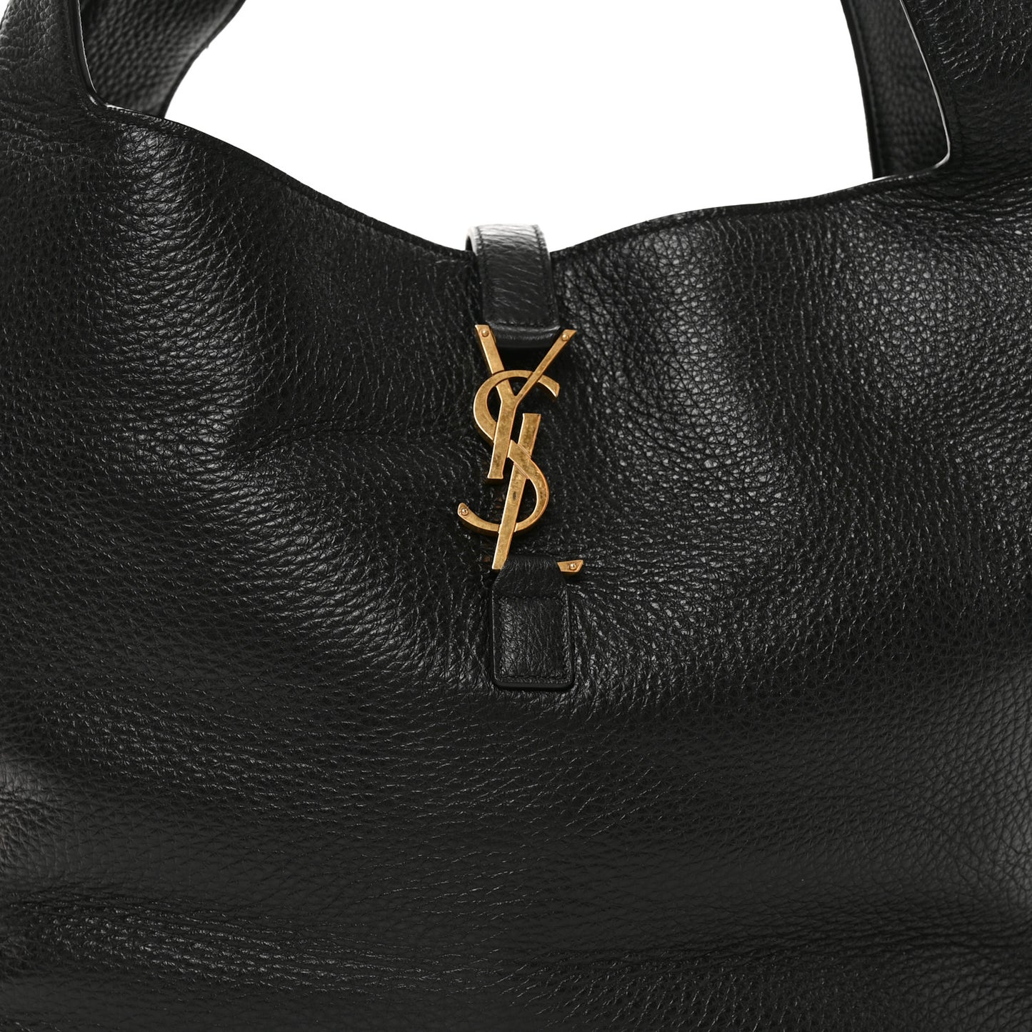 Grained Deerskin Bea Tote Black