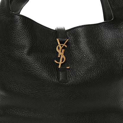 Saint Laurent Grained Deerskin Bea Tote Black 6 of 8