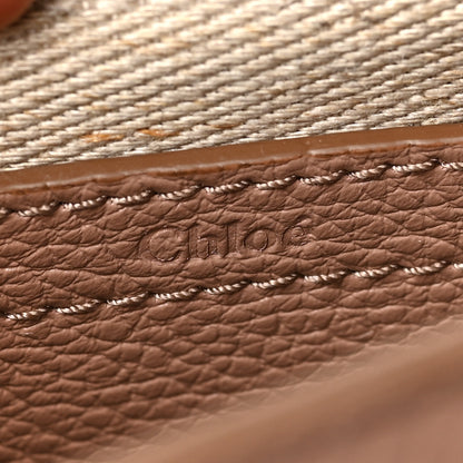 Chloe Grained Calfskin Small Marcie Saddle Bag Wood Rose 6 of 8