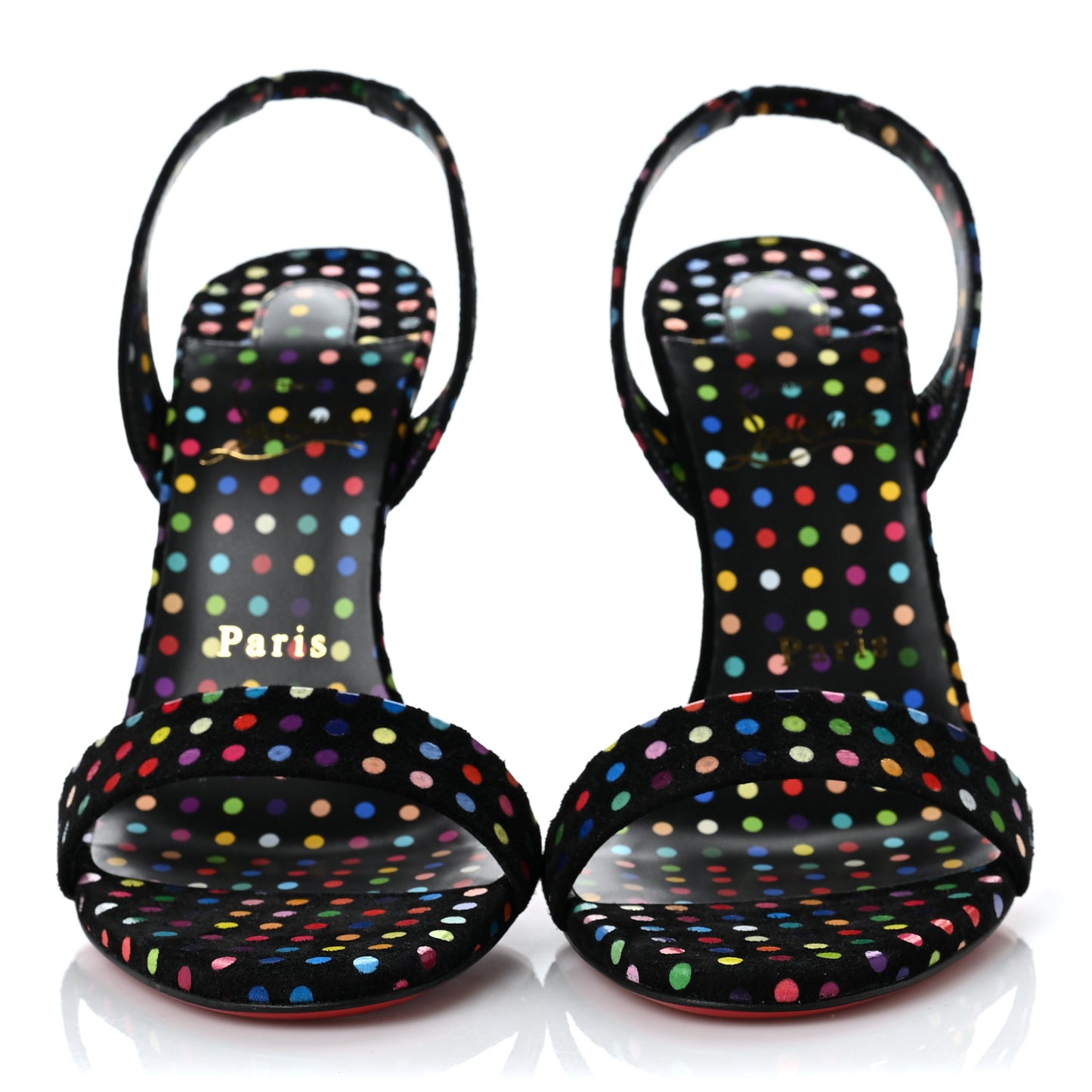 Suede O Marylin Sandals Heels 37 Black Multicolor