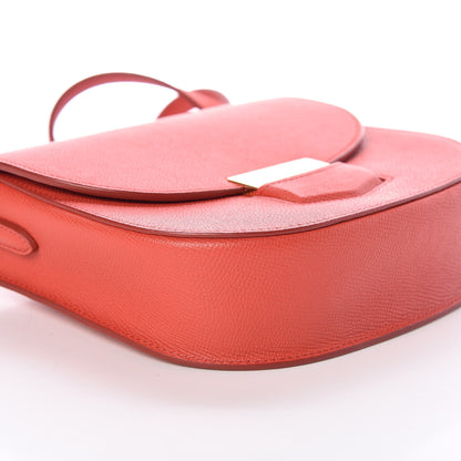 Celine Grained Calfskin Small Trotteur Poppy 5 of 8