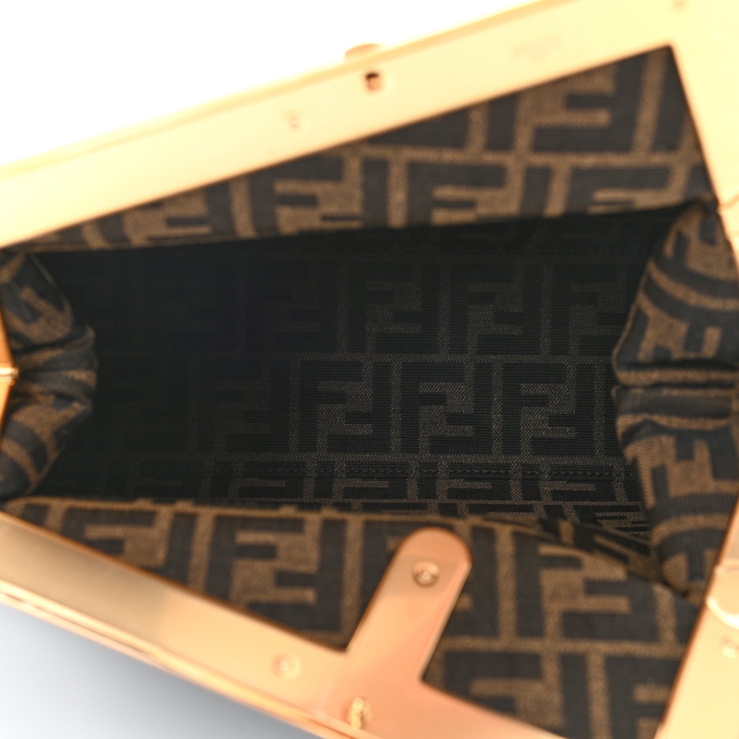 Shiny Nappa Medium Fendi First Black