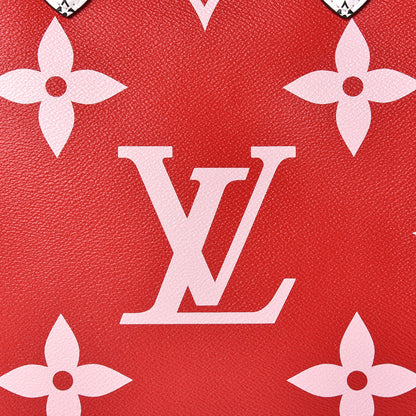 Louis Vuitton Monogram Giant Onthego GM Rouge Rose 7 of 10