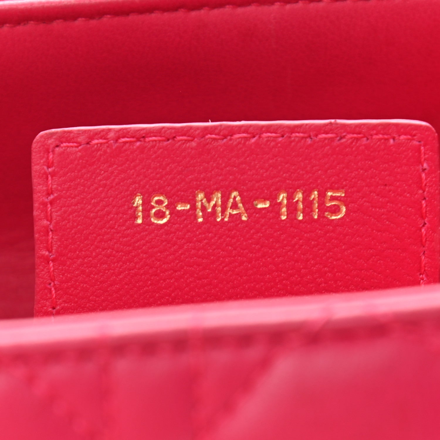 Christian Dior Lambskin Cannage Medium Lady Dior Fuchsia 7 of 12