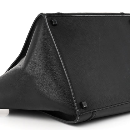 Celine Supple Calfskin Medium Phantom Luggage Black 8 of 12