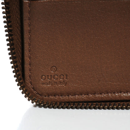 Gucci Leather 1973 Zip Around Wallet Light Brown 6 of 7