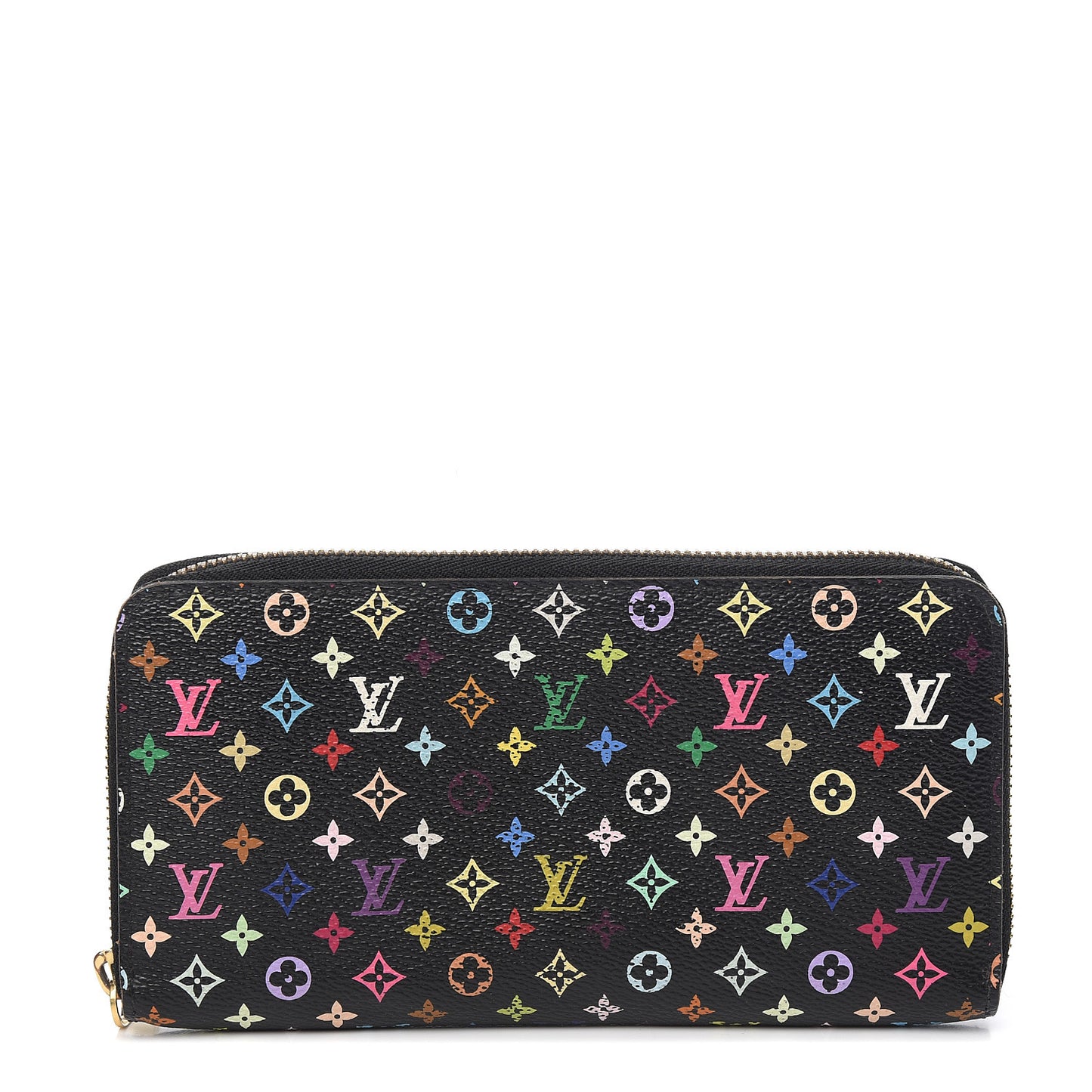 Monogram Multicolor Zippy Wallet Black Grenade