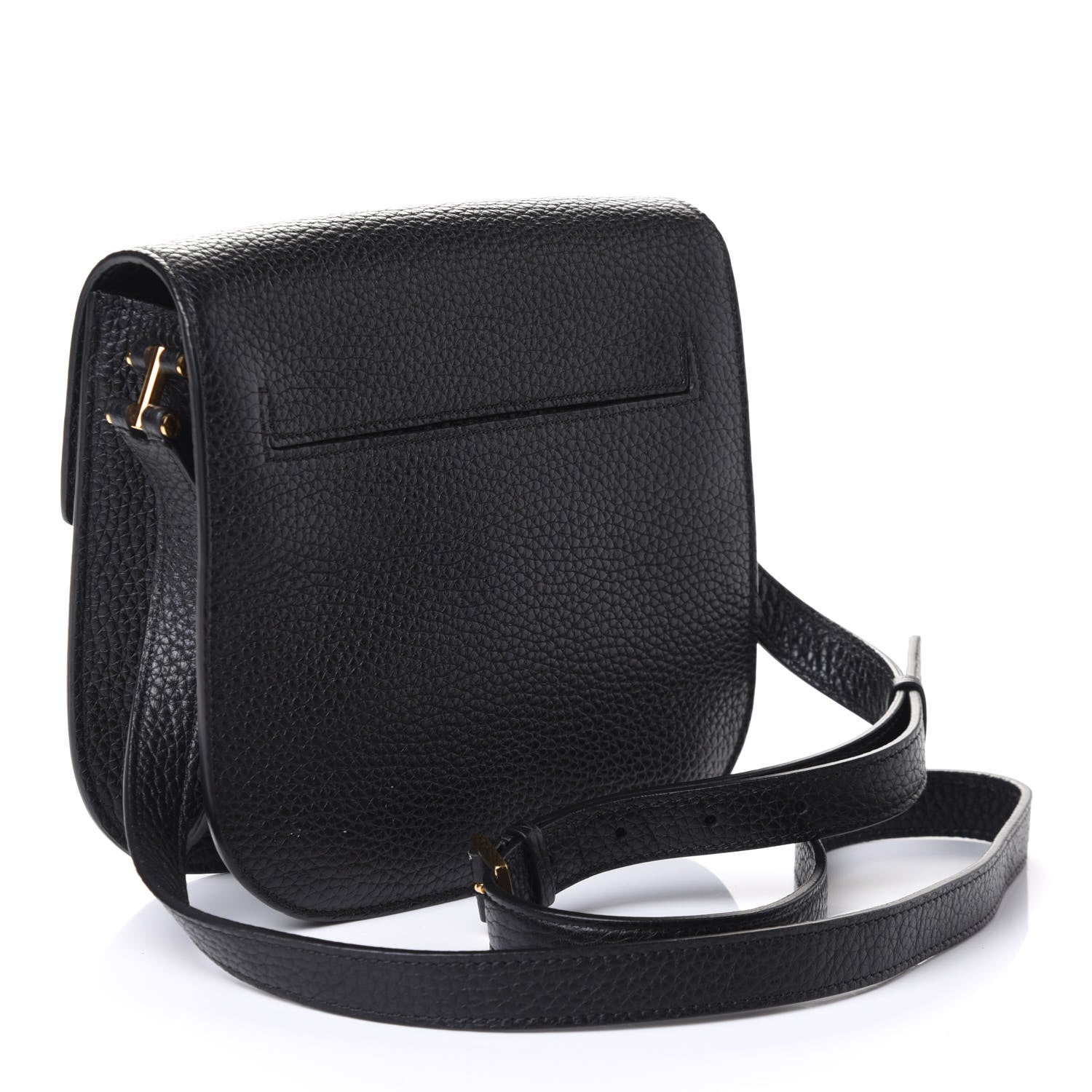 Tom Ford Calfskin Small T Clasp Tara Crossbody Bag Black 2 of 4
