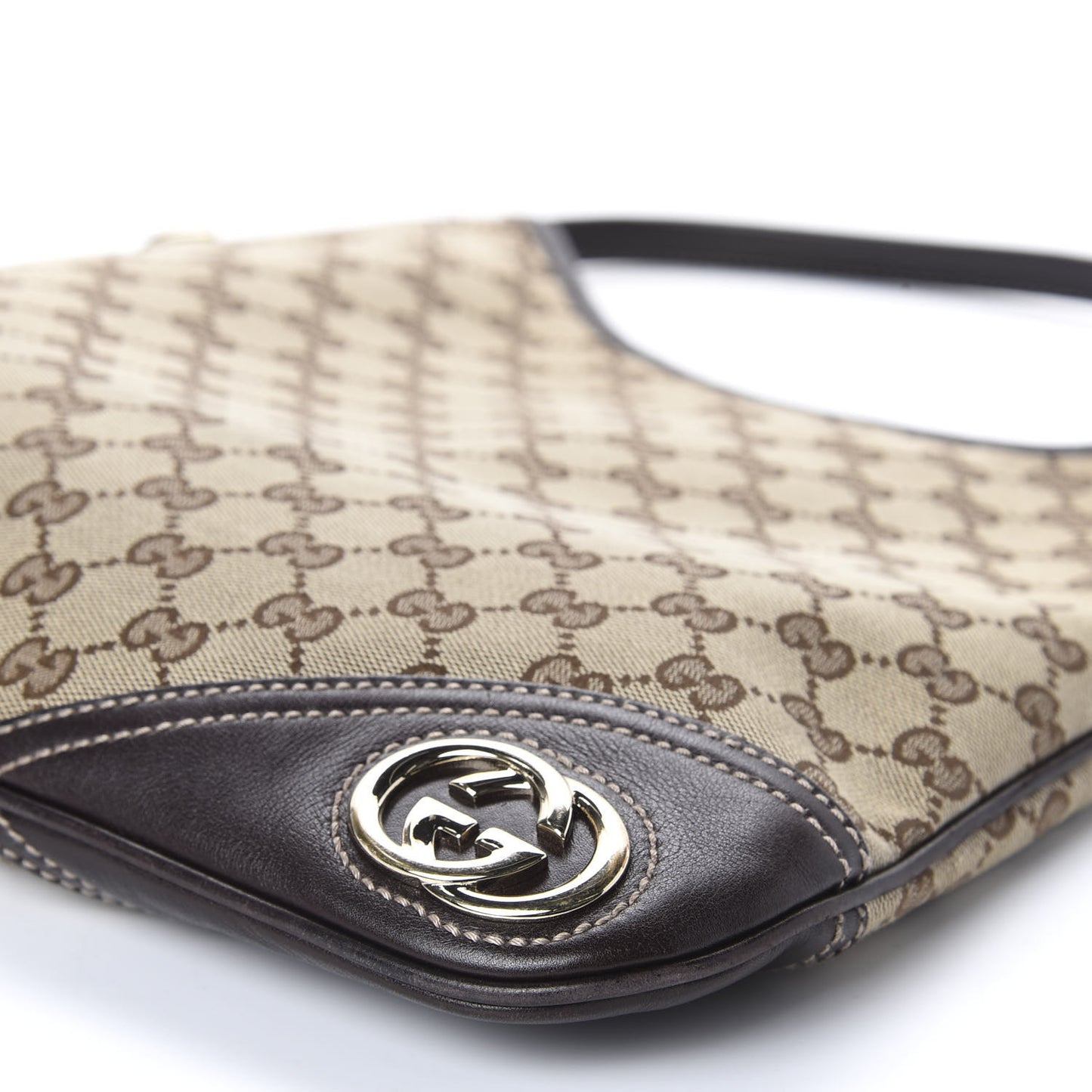 Monogram GG New Britt Medium Hobo Brown
