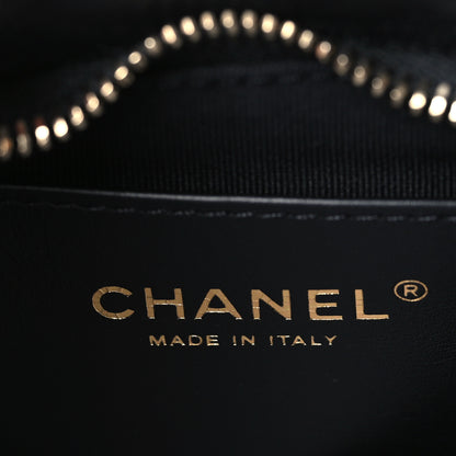 Chanel Lambskin Quilted CC Links Hobo Black 6 of 9