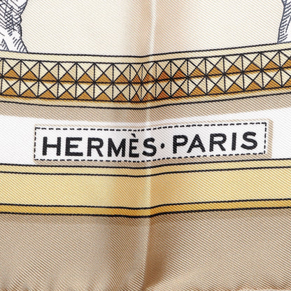 Hermes Silk Grand Apparat Scarf 90 4 of 6