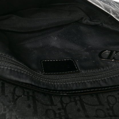 Christian Dior Monogram Saddle Bag Black 4 of 10