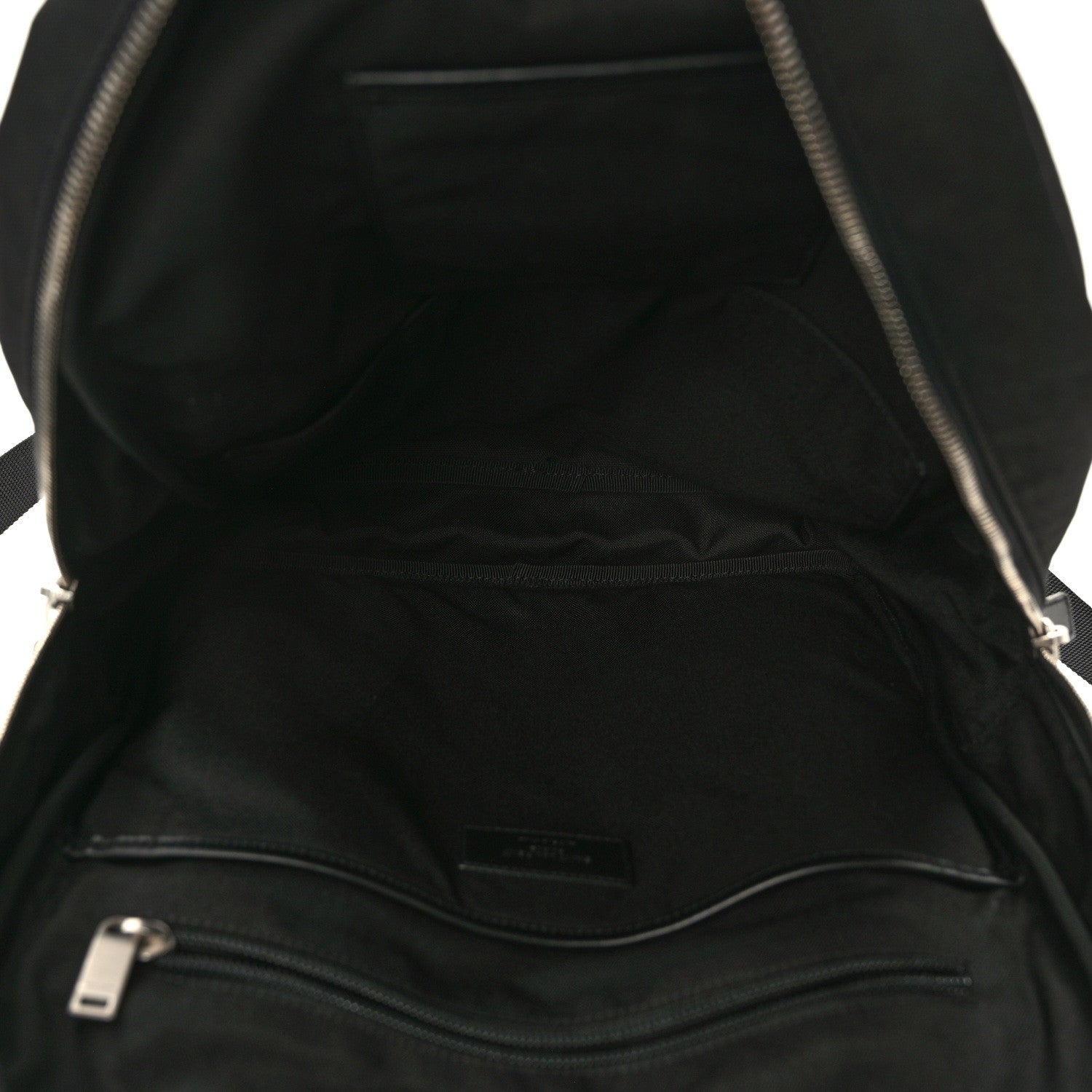 Saint Laurent Canvas City Laptop Backpack Black 5 of 8