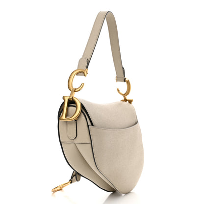 Christian Dior Grained Calfskin Saddle Bag Sable 3 of 11